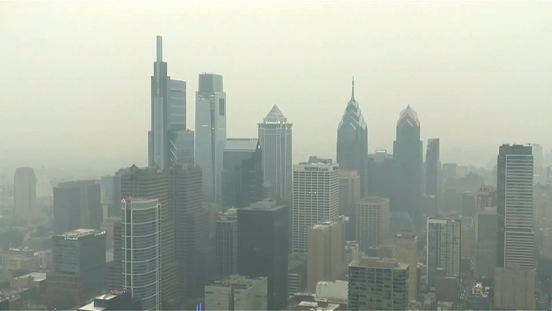 Canadian wildfire smoke over US cities